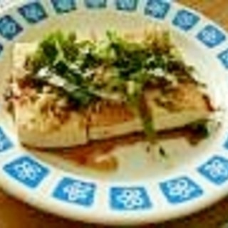 [低糖質料理]フライパン１つで、豆腐のステーキ！